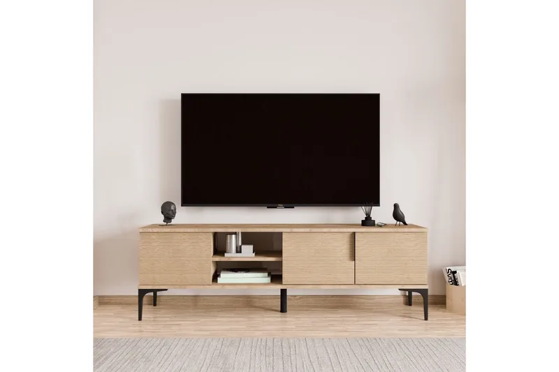 Kunar TV-bænk 180 cm, Natur