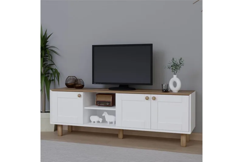 Kuniyoshi TV-bænk 160 cm - Eg - Møbler - TV borde & mediemøbler - TV-borde