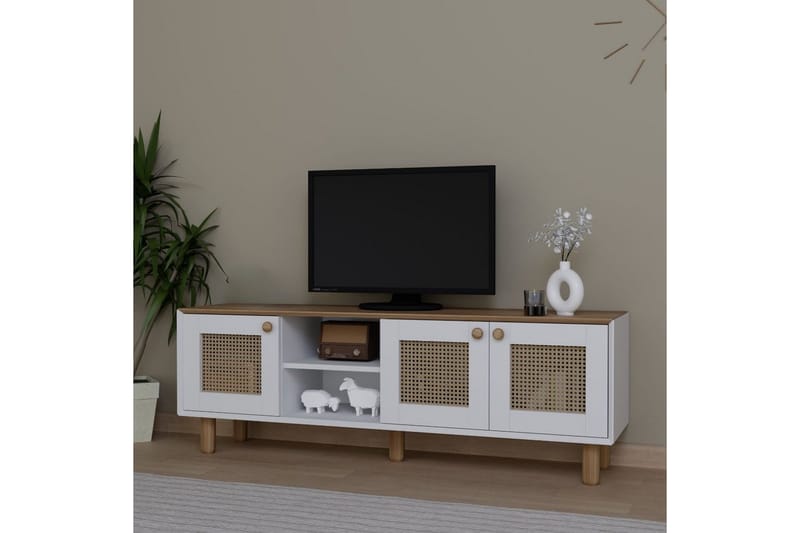 Kuniyoshi TV-bænk 160 cm - Eg - Møbler - TV borde & mediemøbler - TV-borde