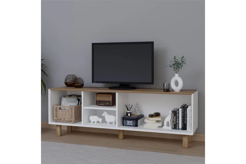 Kuniyoshi TV-bænk 160 cm - Eg - Møbler - TV borde & mediemøbler - TV-borde