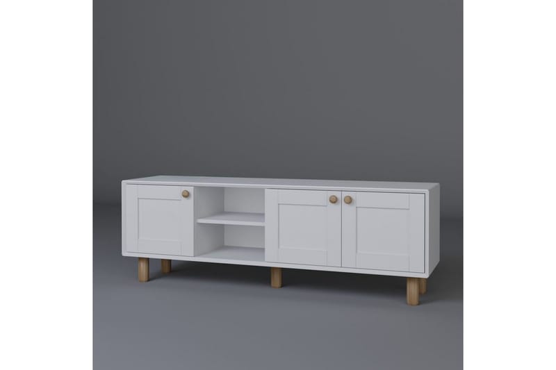 Kuniyoshi TV-bænk 160 cm, Hvid