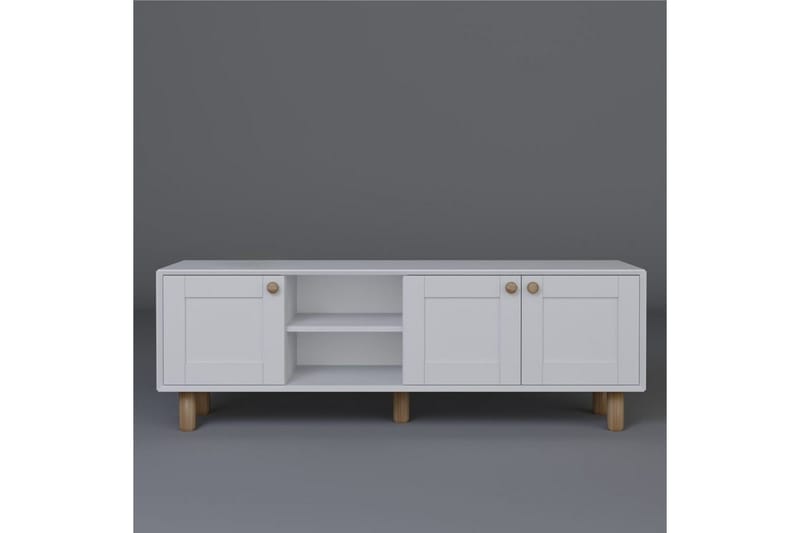 Kuniyoshi TV-bænk 160 cm - Hvid - Møbler - TV borde & mediemøbler - TV-borde