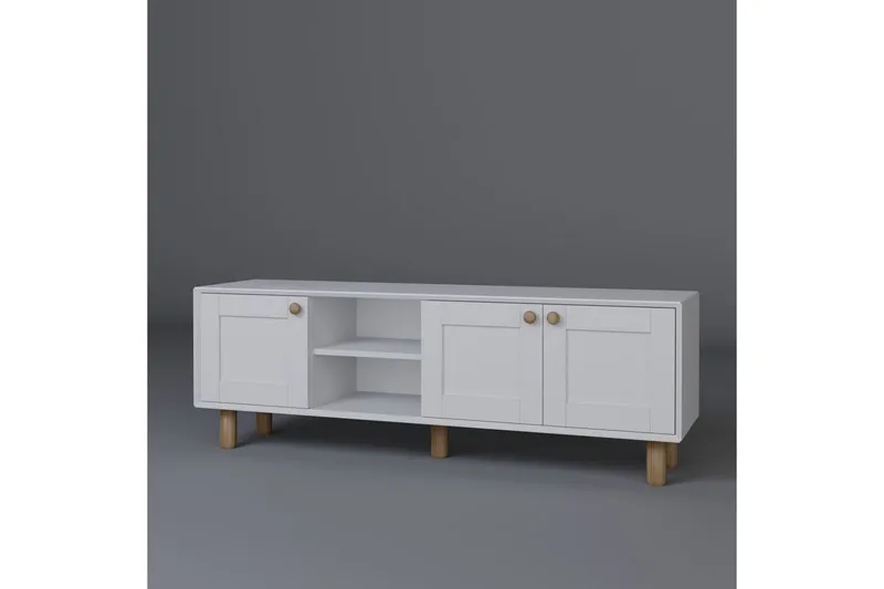 Kuniyoshi TV-bænk 160 cm - Hvid - Møbler - TV borde & mediemøbler - TV-borde