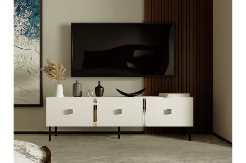 Lagho TV-Bord 150 cm - Sølv - TV-borde
