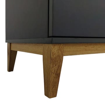 Lav skænk Loft24 Pelle Grå/Wotan-eg - Grå / Wotan-eg - Møbler - TV borde & mediemøbler - TV-borde
