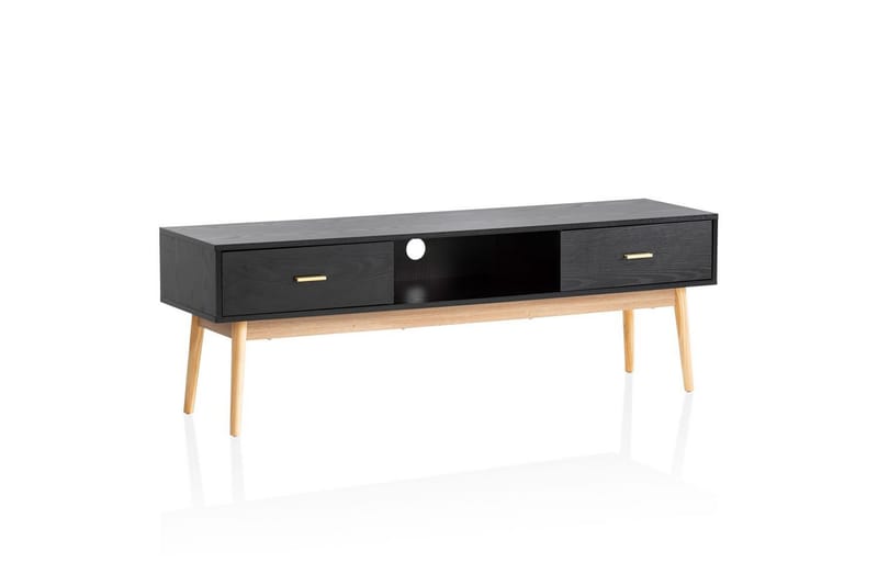 Lavbord Wohnling Eg Foliebelagt 2 Skuffer Moderne med Opbevaring Moderne - Møbler - TV borde & mediemøbler - TV-skab