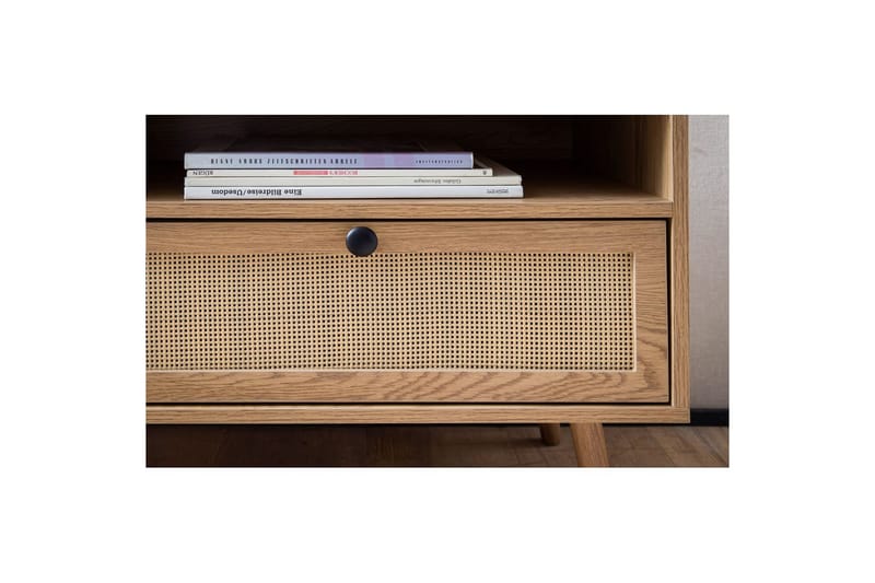 Lavbord Wohnling Eg Folieret 2 Skuffer Moderne med Opbevaring Viennes Flet Moderne - Møbler - TV borde & mediemøbler - TV-skab