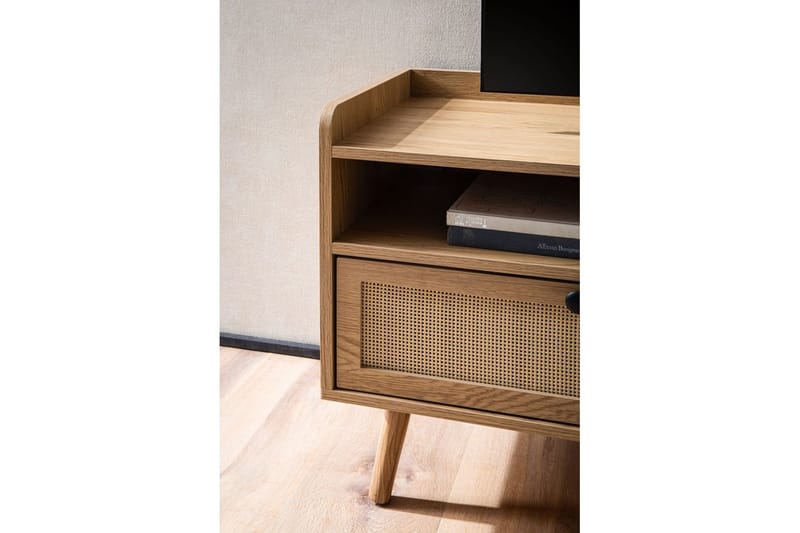 Lavbord Wohnling Eg Folieret 2 Skuffer Moderne med Opbevaring Viennes Flet Moderne - Møbler - TV borde & mediemøbler - TV-skab
