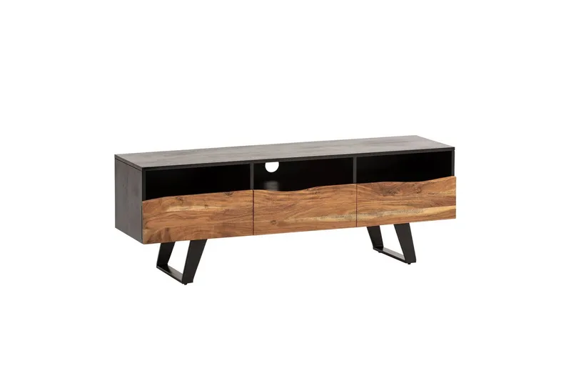 Lavbord Wohnling Massivt træ med 2 døre 1 skuffe træ kant landstil, undefined