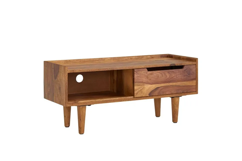 Lavbord Wohnling Massivt træ med opbevaring 1 dør træben landstil, undefined