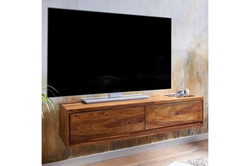 Lavbord Wohnling Solidt træ hængende med 2 skuffer landlig stil - Møbler - TV borde & mediemøbler - TV-skab