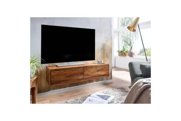 Lavbord Wohnling Solidt træ hængende med 2 skuffer landlig stil - Møbler - TV borde & mediemøbler - TV-borde