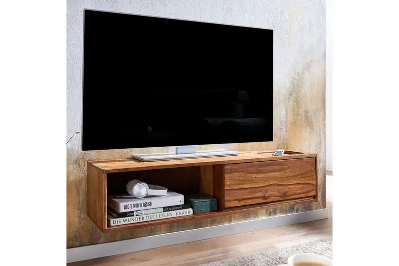 Lavbord Wohnling Solidtræ hængende med én skuffe landstil - Møbler - TV borde & mediemøbler - TV-reol