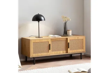 Lavbord Wohnling Spånplade folieret med 2 skydedøre, wienerflet, moderne stil Eg - Eg - Møbler - TV borde & mediemøbler - TV-borde