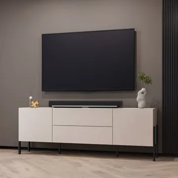 Lavskænk Jukon 2 Døre med 2 Skuffer - Cashmere - Møbler - TV borde & mediemøbler - TV-borde
