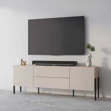 Lavskænk Jukon 2 Døre med 2 Skuffer - Cashmere - Møbler - TV borde & mediemøbler - TV-borde