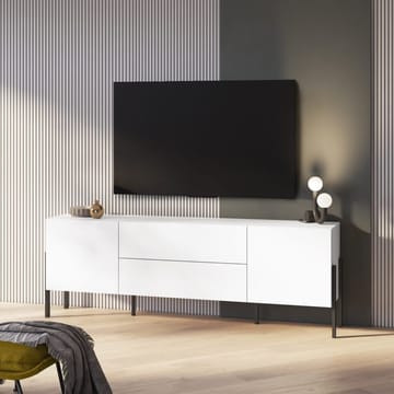 Lavskænk Jukon 2 Døre med 2 Skuffer - Hvid supermat - Møbler - TV borde & mediemøbler - TV-borde