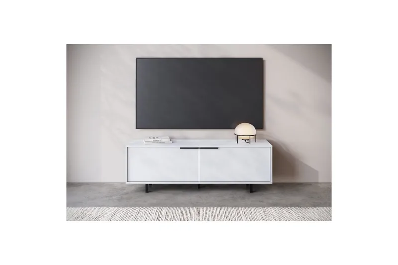 Lavskab Alberto 150x38x50 cm, Hvid - 150x38x50 cm, Hvid - Møbler - TV borde & mediemøbler - TV-borde