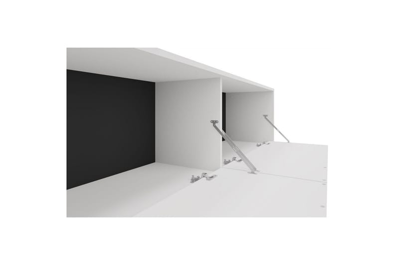 Lavskab Alberto 180x38x50 cm, Hvid - 180x38x50 cm, Hvid - Møbler - TV borde & mediemøbler - TV-borde