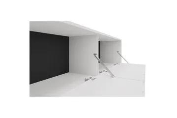 Lavskab Alberto 180x38x50 cm, Hvid - 180x38x50 cm, Hvid - Møbler - TV borde & mediemøbler - TV-borde