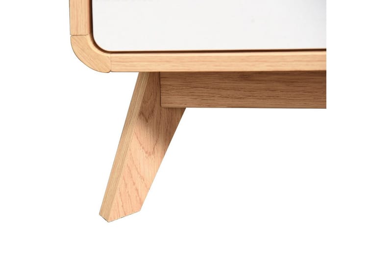 Lavskab Cassie 100x51x40 cm, Eg/Hvid - 100x51x40 cm, Eg/Hvid - Møbler - TV borde & mediemøbler - TV-borde