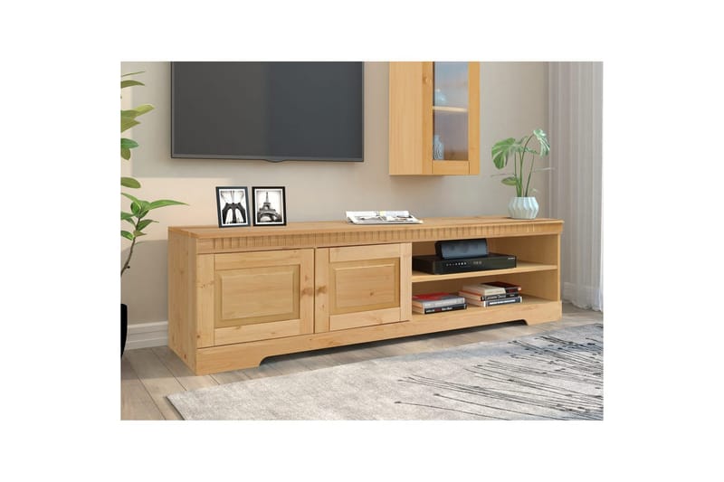 Lavskab Cubrix Bejdset/Voks, Bejdset/Voks