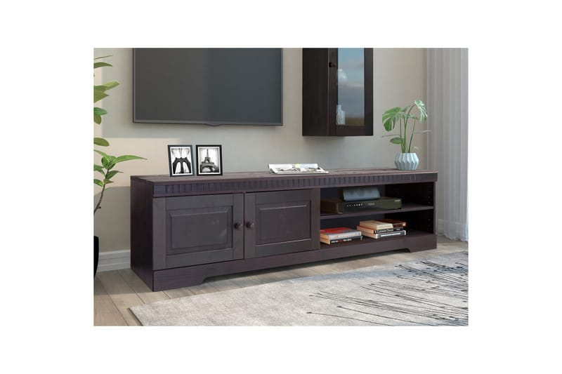 Lavskab Cubrix Havana/Lak - Havana/Lak - Møbler - TV borde & mediemøbler - TV-borde