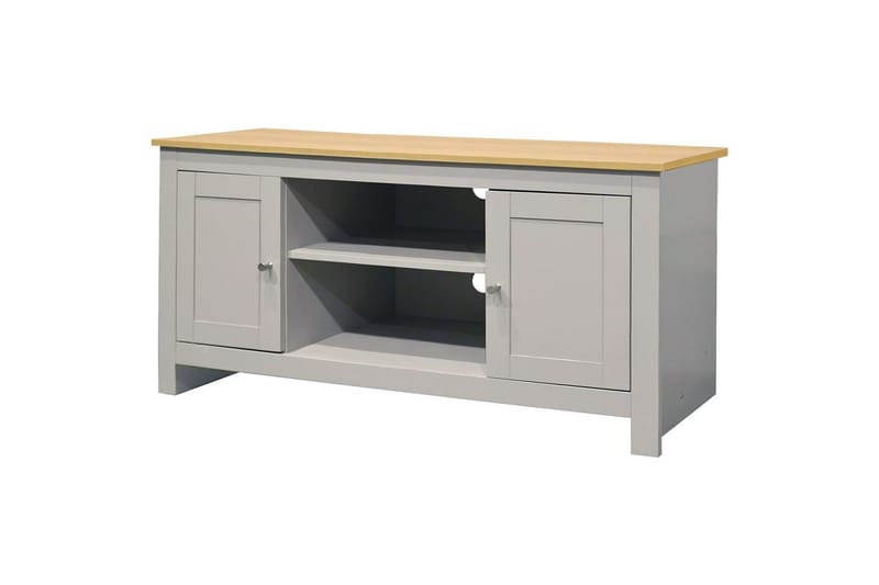 Lavskab Emerald 120x39x58 cm, Natur/Grå - 120x39x58 cm, Natur/Grå - Møbler - TV borde & mediemøbler - TV-borde