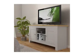 Lavskab Emerald 120x39x58 cm, Natur/Grå - 120x39x58 cm, Natur/Grå - Møbler - TV borde & mediemøbler - TV-borde