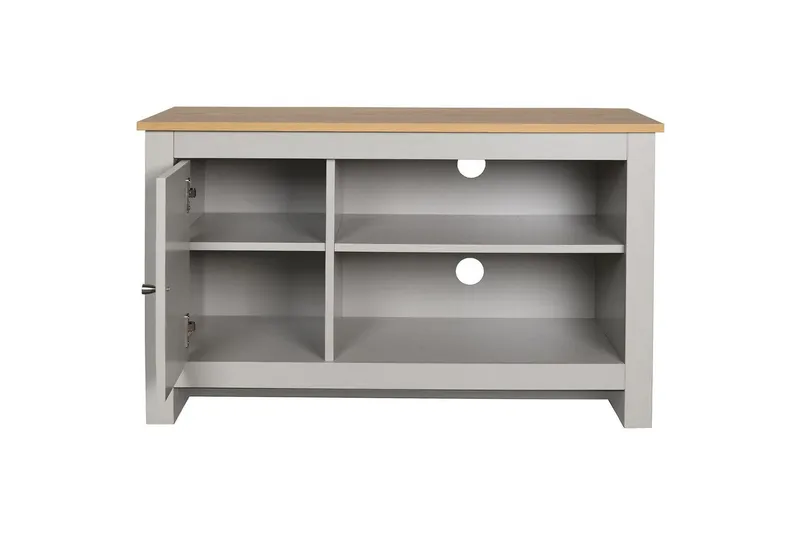 Lavskab Emerald 95x39x58 cm, Natur/Grå - 95x39x58 cm, Natur/Grå - Møbler - TV borde & mediemøbler - TV-borde