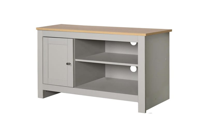 Lavskab Emerald 95x39x58 cm, Natur/Grå - 95x39x58 cm, Natur/Grå - Møbler - TV borde & mediemøbler - TV-borde