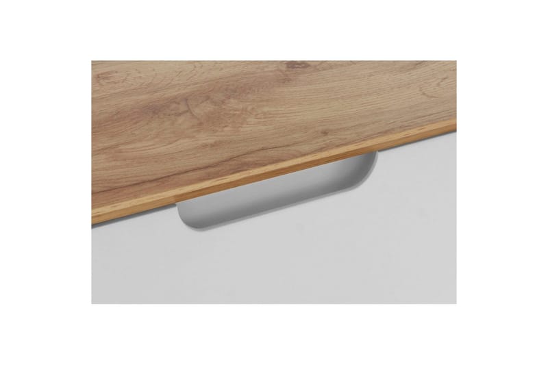 Lavskab Ezra Wotan Eg/Hvid - Wotan Eg/Hvid - Møbler - TV borde & mediemøbler - TV-borde