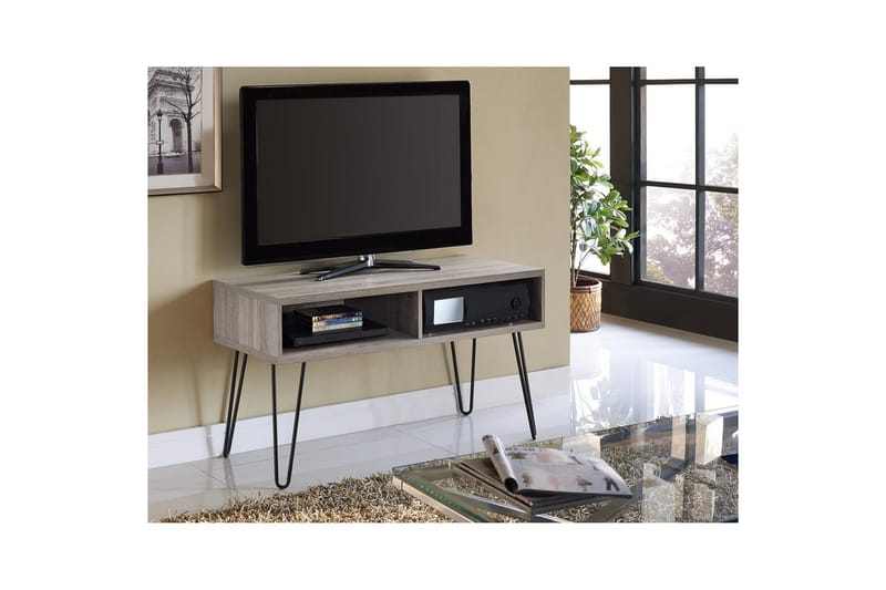 Lavskab Owen Grå/eg - Grå/eg - Møbler - TV borde & mediemøbler - TV-borde