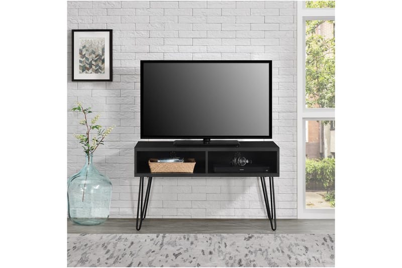 Lavskab Owen Sort/Eg - Sort/Eg - Møbler - TV borde & mediemøbler - TV-borde