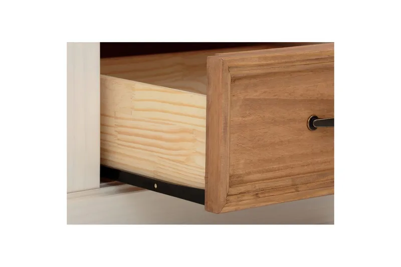 Lavskab Selma Hvid/Plet/Voks - Hvid/Plet/Voks - Møbler - TV borde & mediemøbler - TV-borde