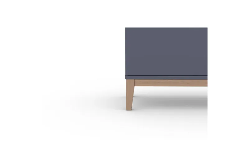 Lavskab Pelle Grå/Wotan Eg - Grå/Wotan Eg - Møbler - TV borde & mediemøbler - TV-borde