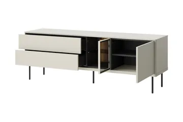 Levisa TV-bænk 161x41 cm - Beige - Møbler - TV borde & mediemøbler - TV-borde