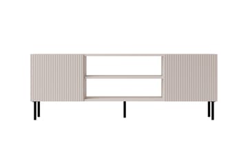 Lionel Gulvstående TV-bænk 181 cm med Opbevaring i Lyst Træ - Beige - Møbler - TV borde & mediemøbler - TV-borde