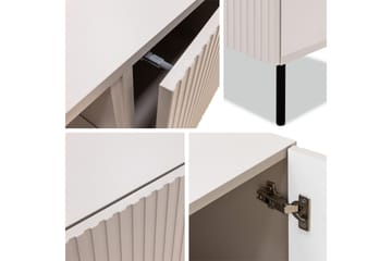 Lionel Gulvstående TV-bænk 181 cm med Opbevaring i Lyst Træ - Beige - Møbler - TV borde & mediemøbler - TV-borde