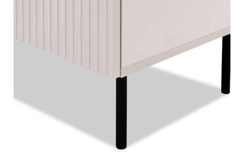 Lionel Gulvstående TV-bænk 181 cm med Opbevaring i Malet Træ - Beige - Møbler - TV borde & mediemøbler - TV-borde
