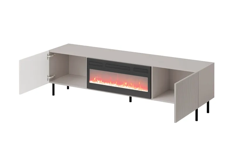 Lionel TV-bænk 181 cm - Beige - Møbler - TV borde & mediemøbler - TV-borde