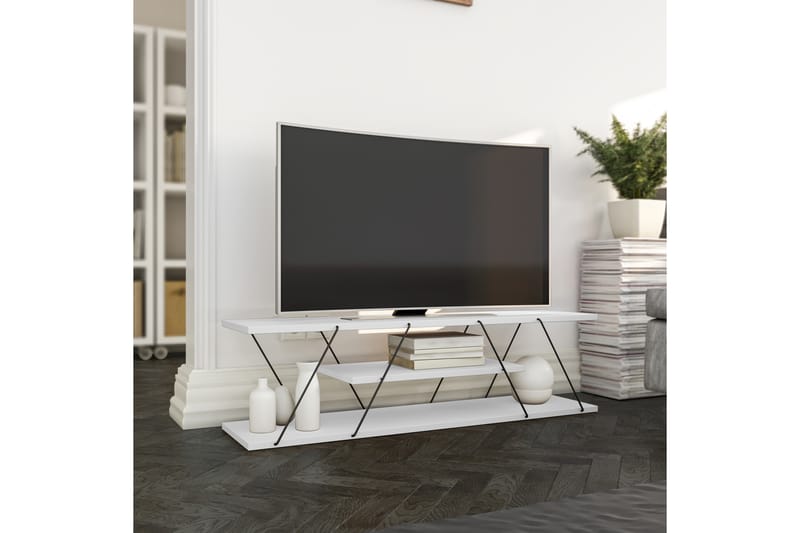 Ljusfors TV-Bord 120 cm - Hvid - TV-borde