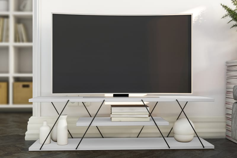 Ljusfors TV-Bord 120 cm - Hvid - TV-borde