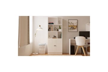 Lorven Bogreol 70 cm - Mat Hvid - Opbevaring - Hylder & Reoler - Bogreol