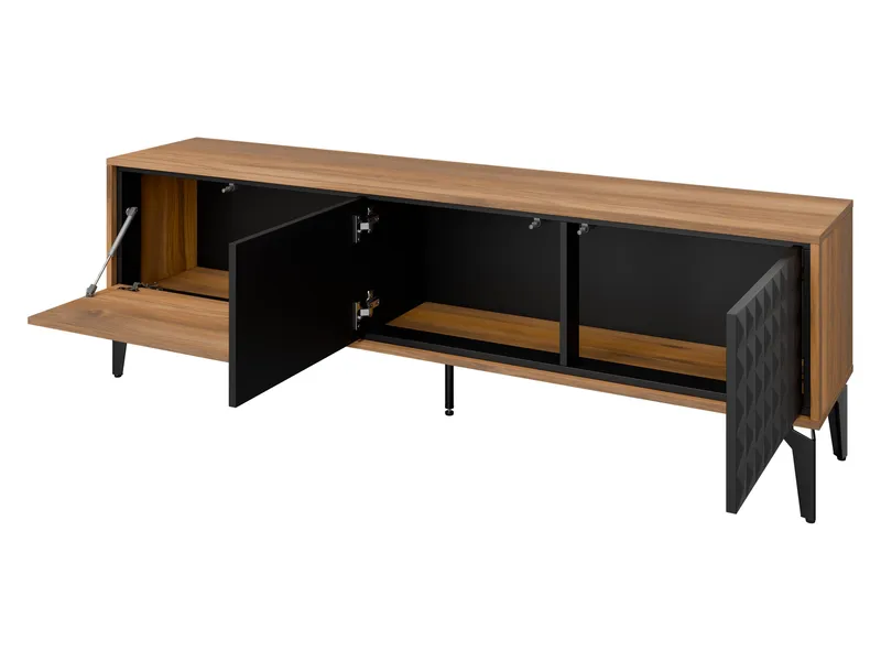 Lorvenn TV-bænk 190 cm - Brun/Sort - Møbler - TV borde & mediemøbler - TV-borde