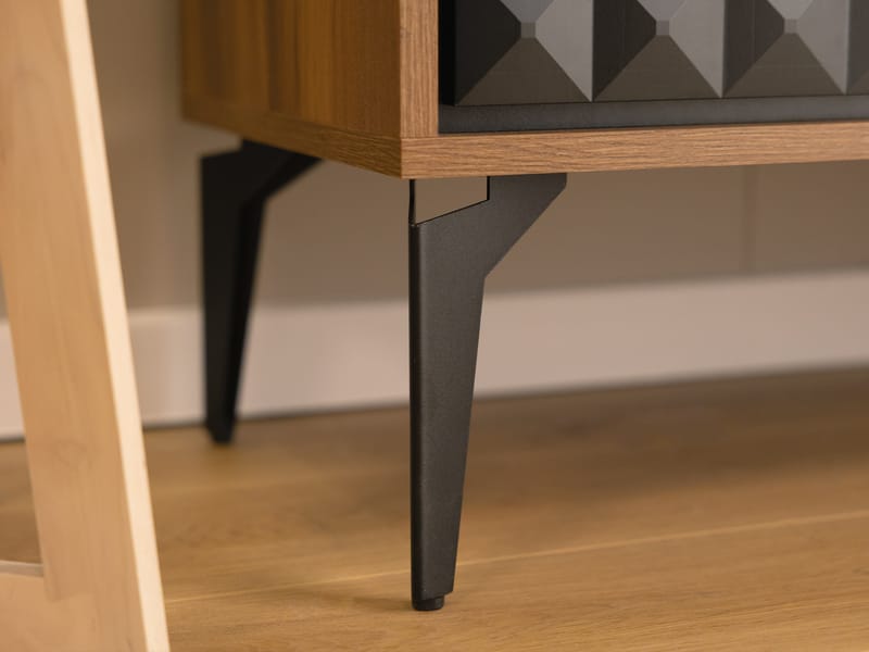 Lorvenn TV-bænk 190 cm - Brun/Sort - Møbler - TV borde & mediemøbler - TV-borde