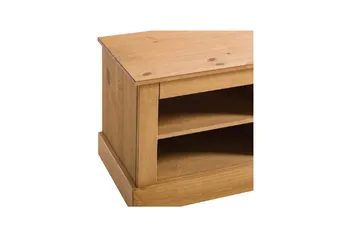 Lowboard Fritstående TV-bord 100 cm med Opbevaring i Fyrretræ - Honningbrun - Møbler - TV borde & mediemøbler - TV-borde