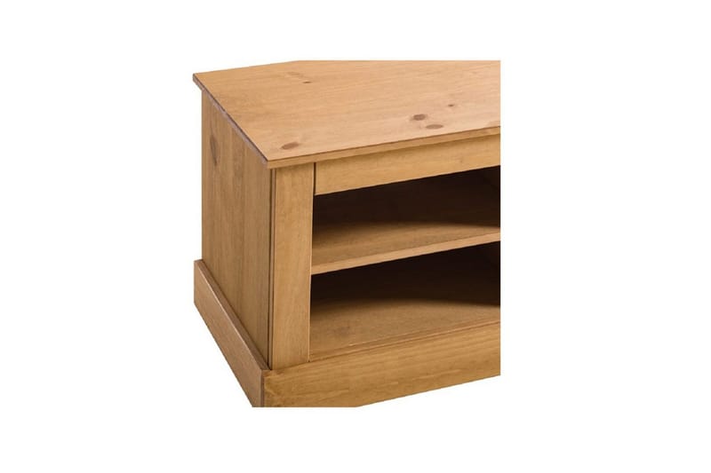 Lowboard Fritstående TV-bord 100 cm med Opbevaring i Fyrretræ - Honningbrun - Møbler - TV borde & mediemøbler - TV-borde