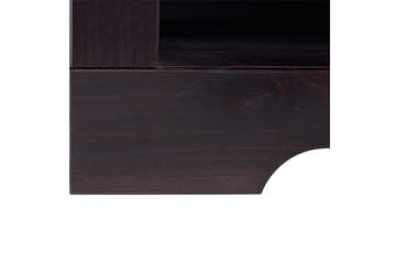 Lowboard Fritstående TV-bord 130 cm med Opbevaring i Fyrretræ - Brun - Møbler - TV borde & mediemøbler - TV-borde