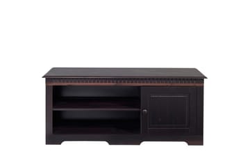 Lowboard Fritstående TV-bord 130 cm med Opbevaring i Fyrretræ - Brun - Møbler - TV borde & mediemøbler - TV-borde